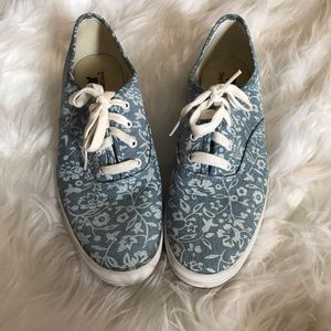 Keds | Vintage 90’s Blue & White Floral Shoes